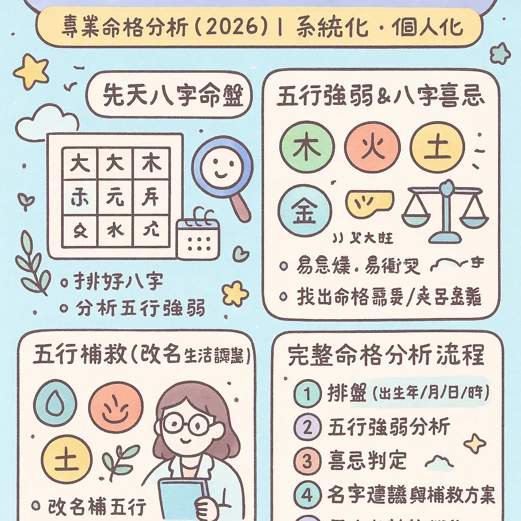 姓名學 - 八字算命