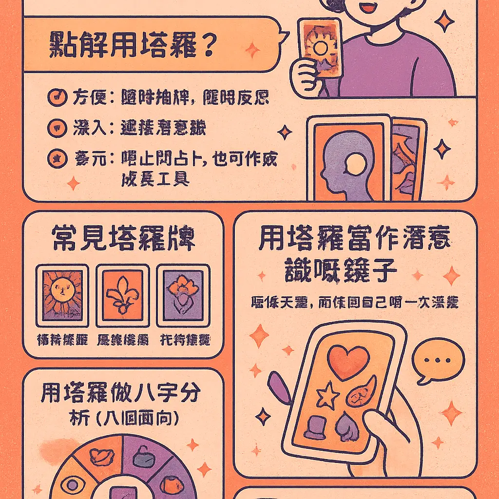 塔羅牌解讀 - 八字分析