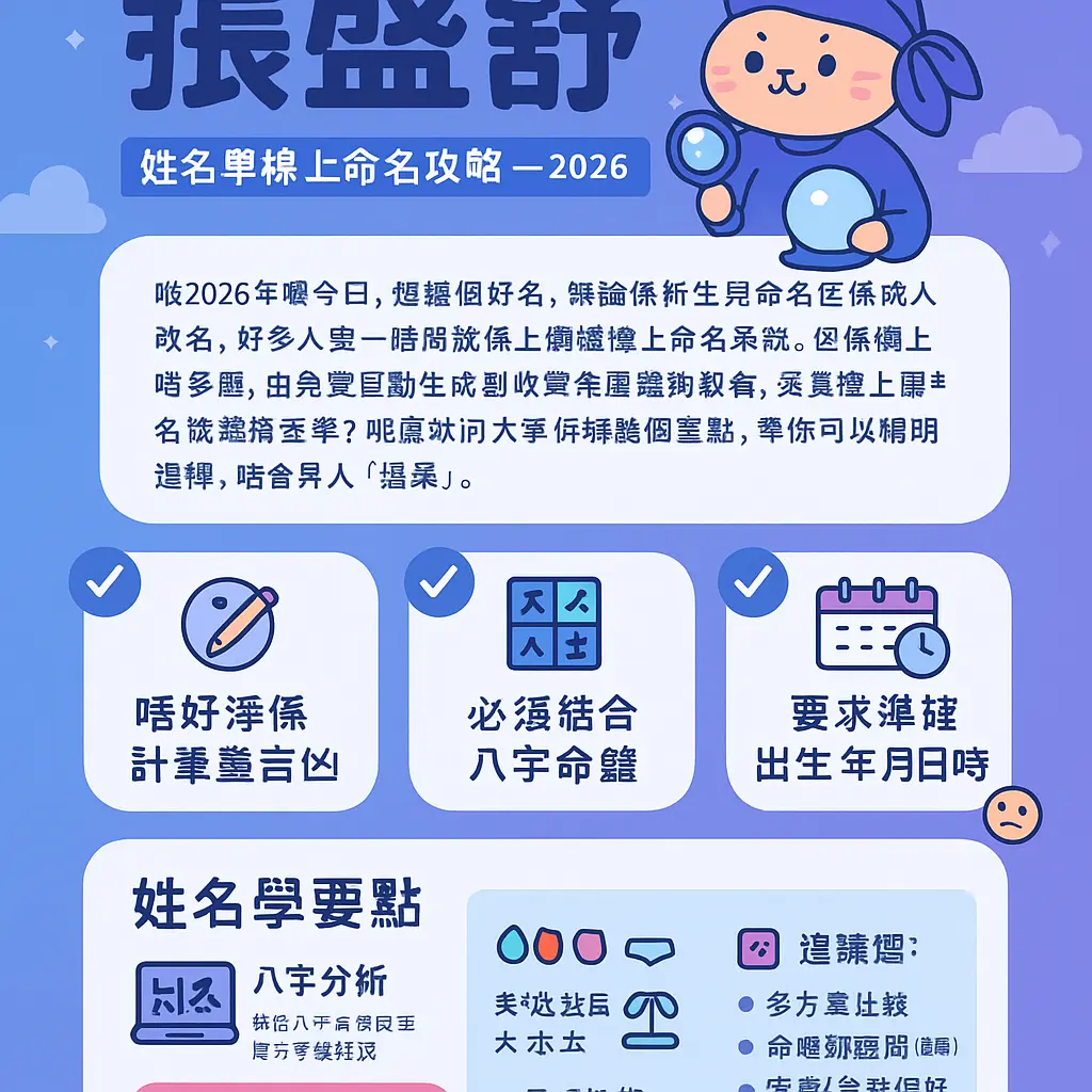 姓名學 - 張盛舒